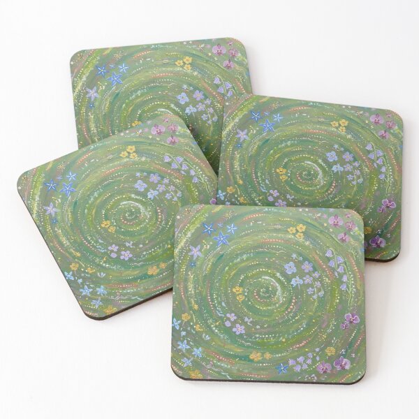 Item preview, Whimsical flower spiral - Floral vortex designed and sold by Luv4tete.