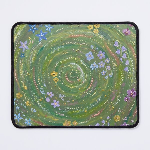 Item preview, Whimsical flower spiral - Floral vortex designed and sold by Luv4tete.