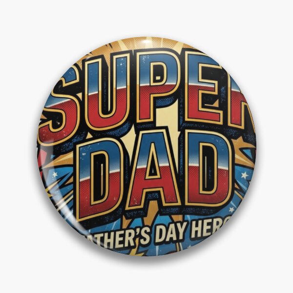 Item preview, Super Dad Father's Day Hero Retro Comic designed and sold by PACS0011.