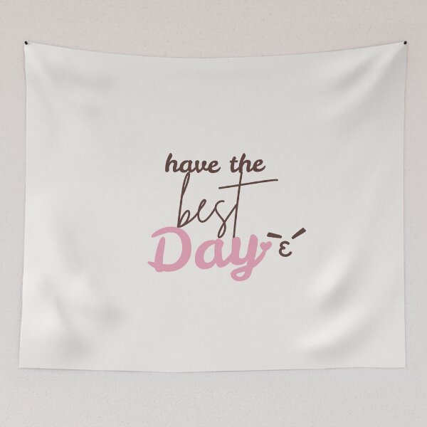 Item preview, Have the best day-hand lettering positive quote designed and sold by Sondosyazanart.