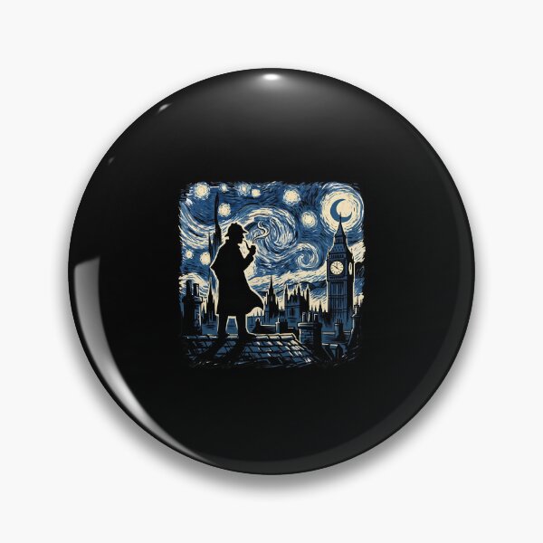 Item preview, Starry Night Big Ben Silhouette The Adventures of Sherlock Holmes designed and sold by Fenay Designs.