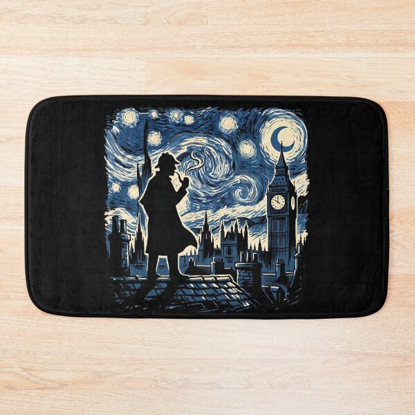 Item preview, Starry Night Big Ben Silhouette The Adventures of Sherlock Holmes designed and sold by Fenay Designs.