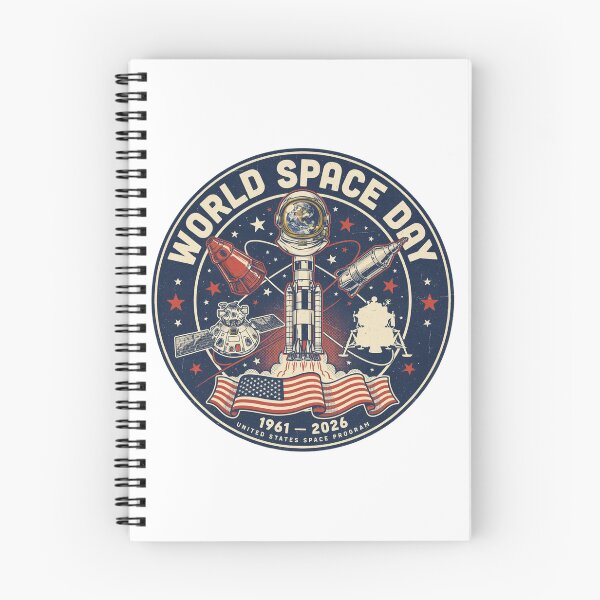 Item preview, United States Space Program World Space Day — Retro NASA Mission Patch T-Shirt V4 designed and sold by DarylWelsh2024.