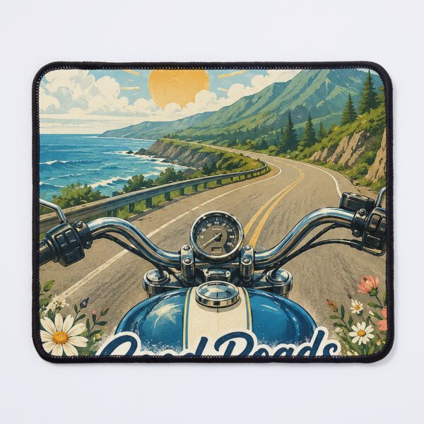 Item preview, Ride or Die – Good Roads Good Vibes Vintage Motorcycle Adventure Design designed and sold by LunaVales.