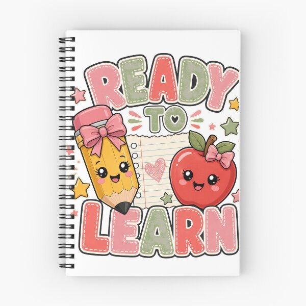 Item preview, Ready to Learn Cute Back to School Pencil and Apple Design designed and sold by CatalystAI.