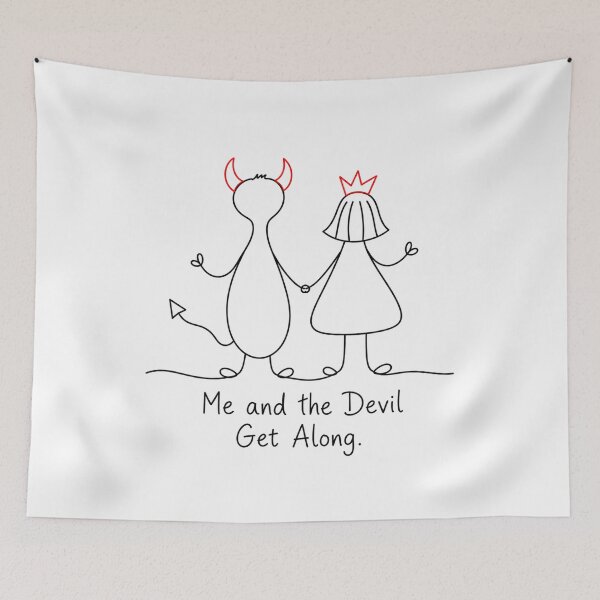 Item preview, Me and the Devil Get Along designed and sold by byMosia.