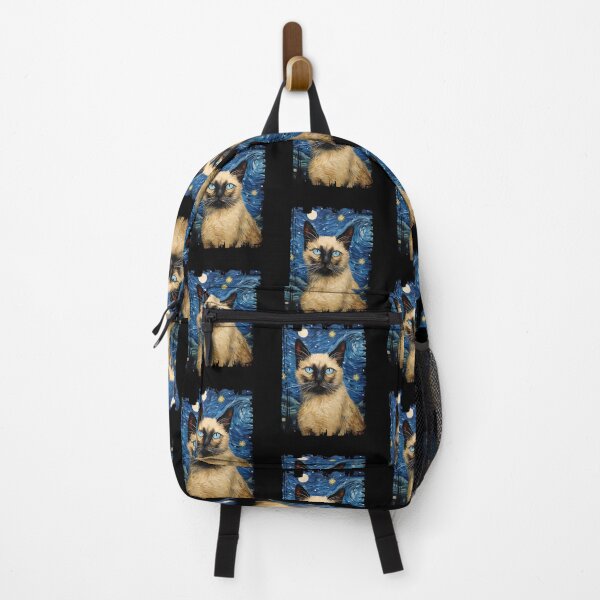 Item preview, Funny Balinese Cat Starry Night Illustration Mom Dad Kids designed and sold by rafaeltto.