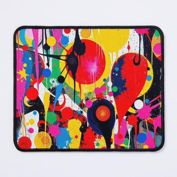 Item preview, Abstract Illustration of Multicolored Spots | Fluid and Creative Art designed and sold by RAISC.