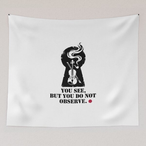 Item preview, You See But You Do Not Observe Sherlock Holmes Keyhole Art designed and sold by Fenay Designs.