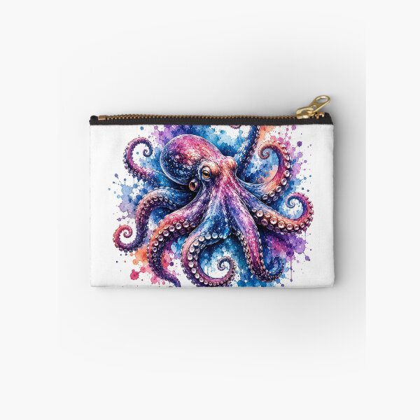 Item preview, Vibrant Octopus Splash Art designed and sold by layalistoresa.
