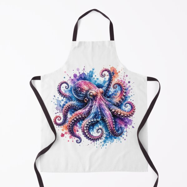 Item preview, Vibrant Octopus Splash Art designed and sold by layalistoresa.