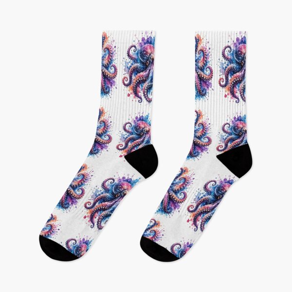 Item preview, Vibrant Octopus Splash Art designed and sold by layalistoresa.