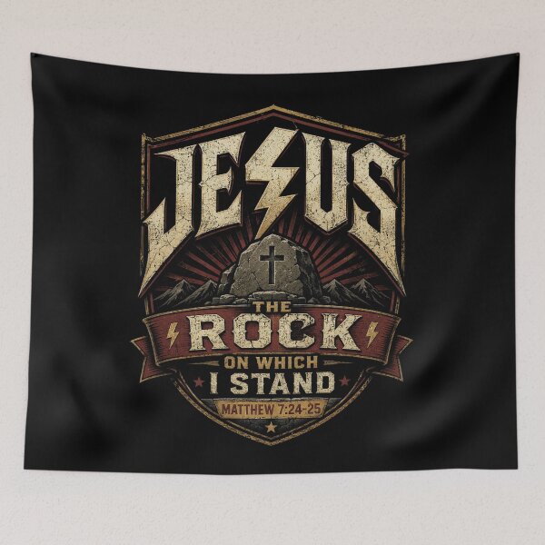 Item preview, Jesus is the rock - Rock and roll edition designed and sold by ChristianLife.
