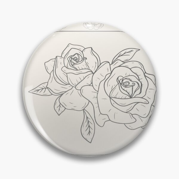 Item preview, Vintage Rose Line Art — Botanical Floral Illustration designed and sold by EH World | Store.