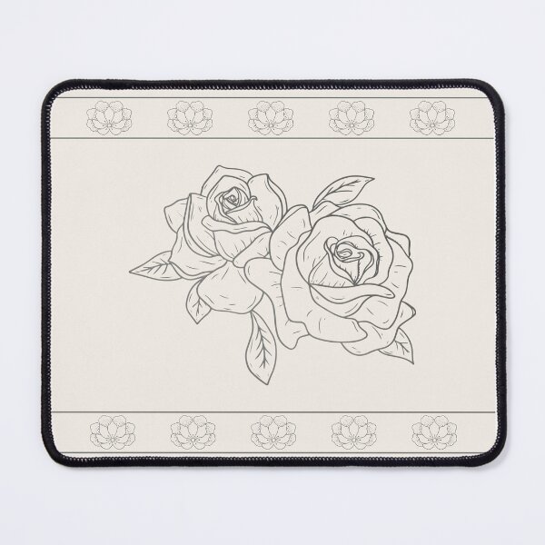 Item preview, Vintage Rose Line Art — Botanical Floral Illustration designed and sold by EH World | Store.