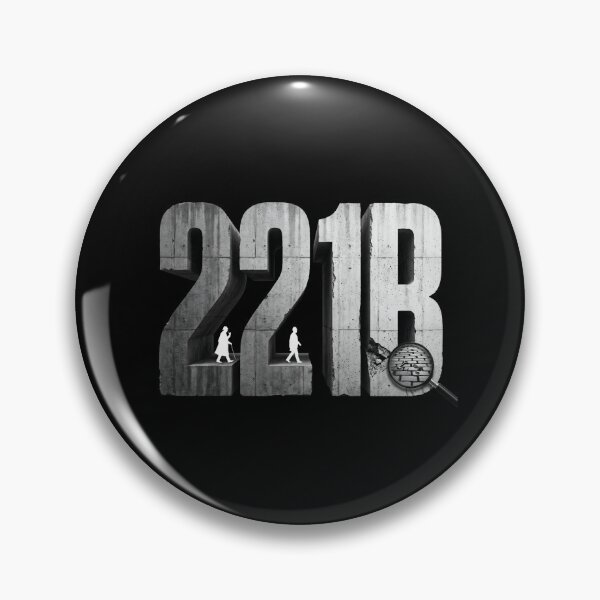 Item preview, 221B Baker Street Concrete 3D Sherlock Holmes Watson Graphic designed and sold by Fenay Designs.