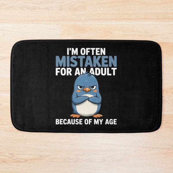 Item preview, Mistaken For An Adult Because Of My Age Funny Penguin Classic T-Shirt designed and sold by Animalfacts002.