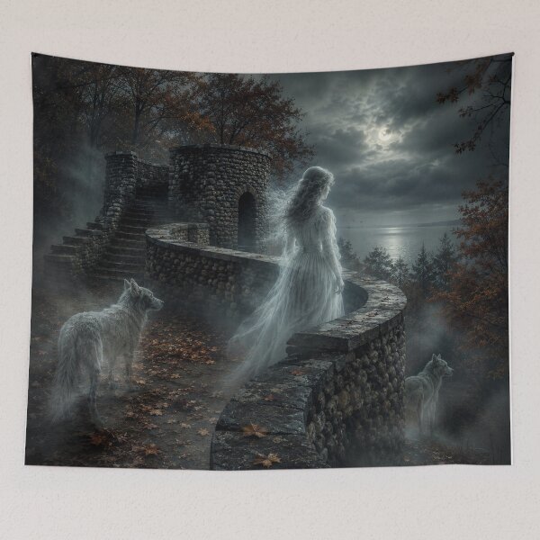Item preview, White Lady’s Castle – Rochester Ghost Legend designed and sold by Flower City Fallout.