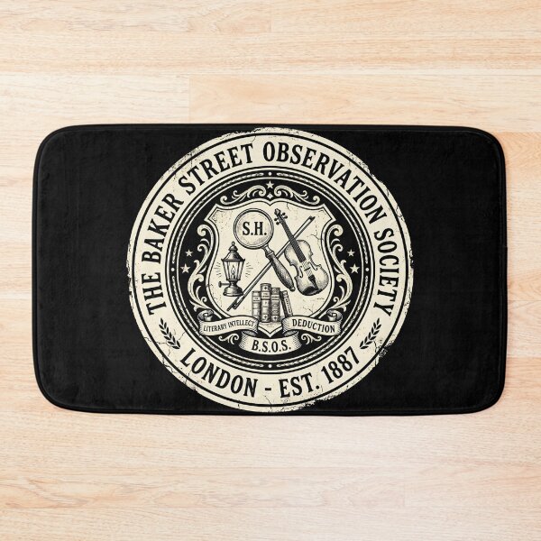 Item preview, The Baker Street Observation Society Sherlock Holmes Emblem designed and sold by Fenay Designs.