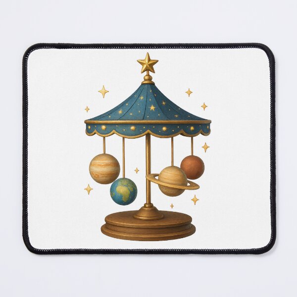 Item preview, Solar System Carousel – Cosmic Fantasy Art designed and sold by Yomere.