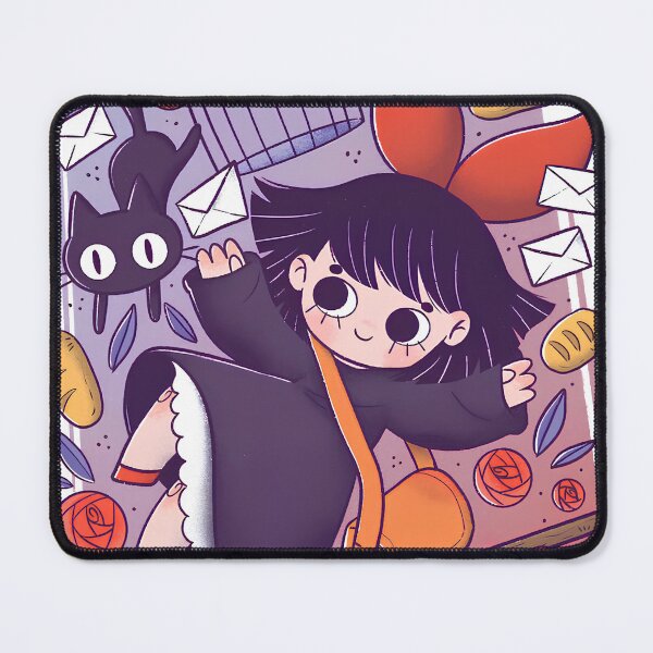 Item preview,  Cute kawaii girl [[kiki's]] chibi -%[ghiblis]%- flying aways cartoon style designed and sold by ITsyxuanart.