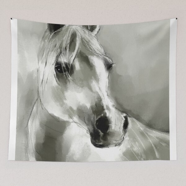 Item preview, White Horse Neutral Colors designed and sold by BuckaBaby.