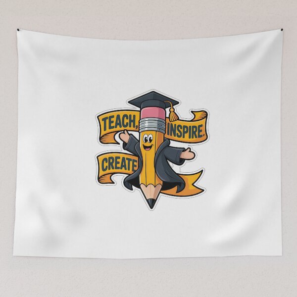 Item preview, Whimsical Pencil Graduation Banner designed and sold by NiftyWrx.
