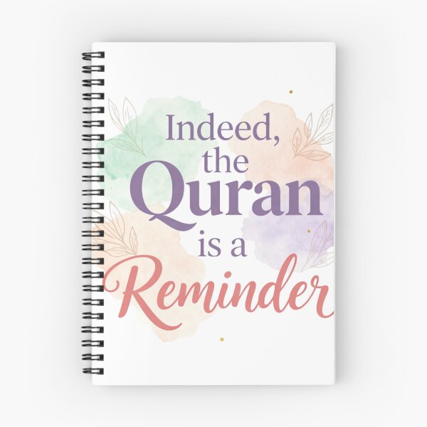 Item preview, Indeed the Quran is a Reminder Islamic Typography Art designed and sold by mysakura.