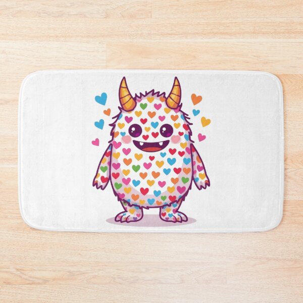 Item preview, Rainbow Heart Monster Kawaii Sticker designed and sold by Stylestickers55.