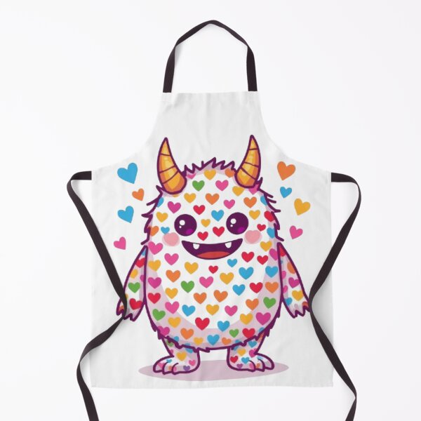 Item preview, Rainbow Heart Monster Kawaii Sticker designed and sold by Stylestickers55.