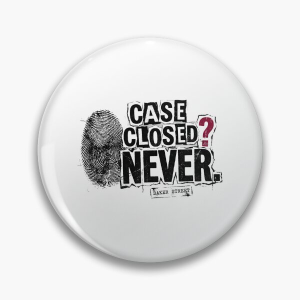 Item preview, Case Closed Never Baker Street Sherlock Holmes Stencil Art designed and sold by Fenay Designs.