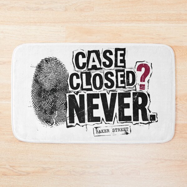 Item preview, Case Closed Never Baker Street Sherlock Holmes Stencil Art designed and sold by Fenay Designs.