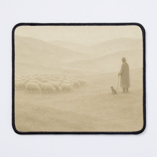 Item preview, Faithful Shepherd, Jesus Leaves, Christ Painting, Bible Printable Art, Lamb of God, Christian Faith, Mental Health Poster designed and sold by codeslinger.