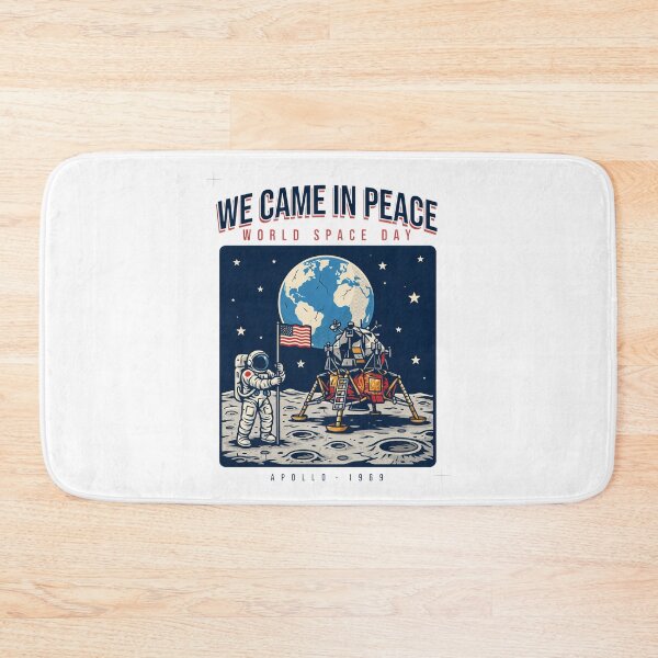 Item preview, We Came In Peace — Apollo 1969 Moon Landing World Space Day Retro T-Shirt V3 designed and sold by DarylWelsh2024.