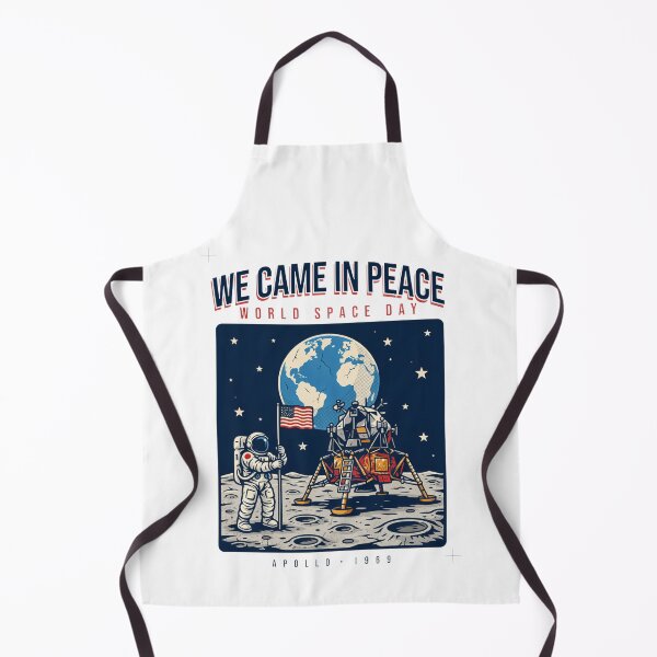 Item preview, We Came In Peace — Apollo 1969 Moon Landing World Space Day Retro T-Shirt V3 designed and sold by DarylWelsh2024.