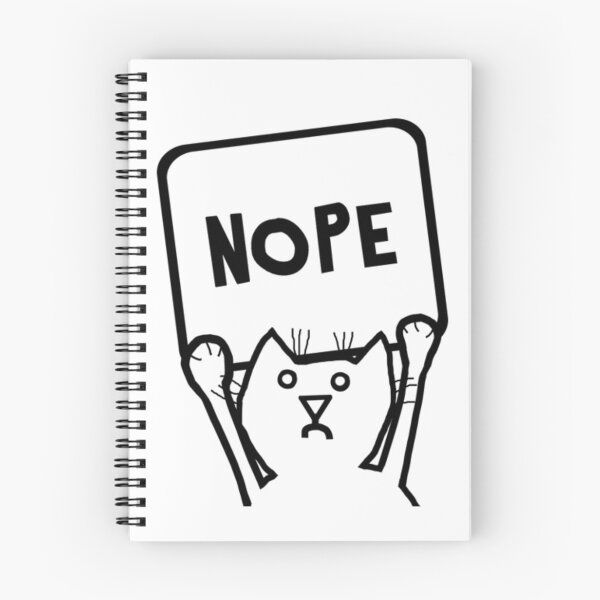 Item preview, Nope Cat Funny Nerd Glasses Meme Classic T-Shirt designed and sold by Animalfacts002.