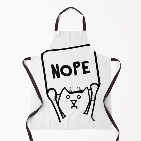 Item preview, Nope Cat Funny Nerd Glasses Meme Classic T-Shirt designed and sold by Animalfacts002.