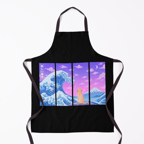 Item preview, Funny Labrador Japanese Kanagawa Wave Vapor Japan Boys Girls Kids designed and sold by FurryHavenPH.