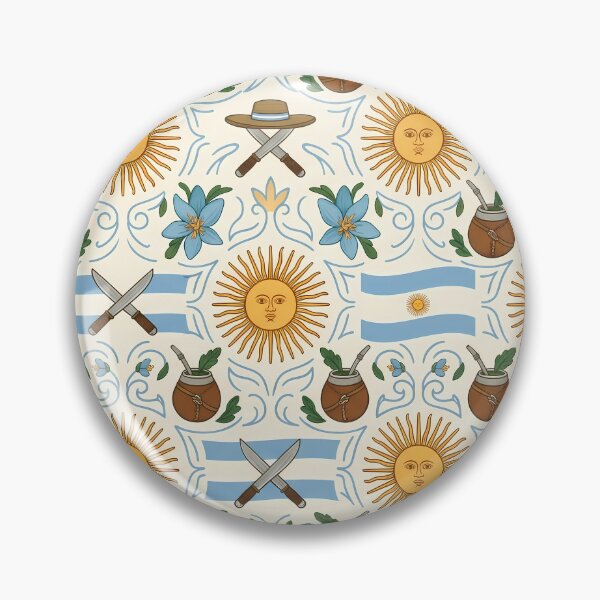 Item preview, Messi Patagonia Argentine Cultural Heritage Patterns Landscapes National  designed and sold by ART ATTACK ZONE.