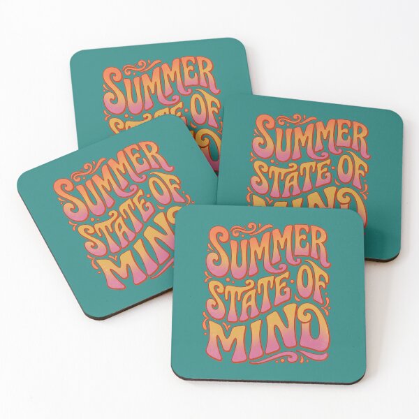 Item preview, Groovy Summer State of Mind Typography designed and sold by MyHappyArtShop.