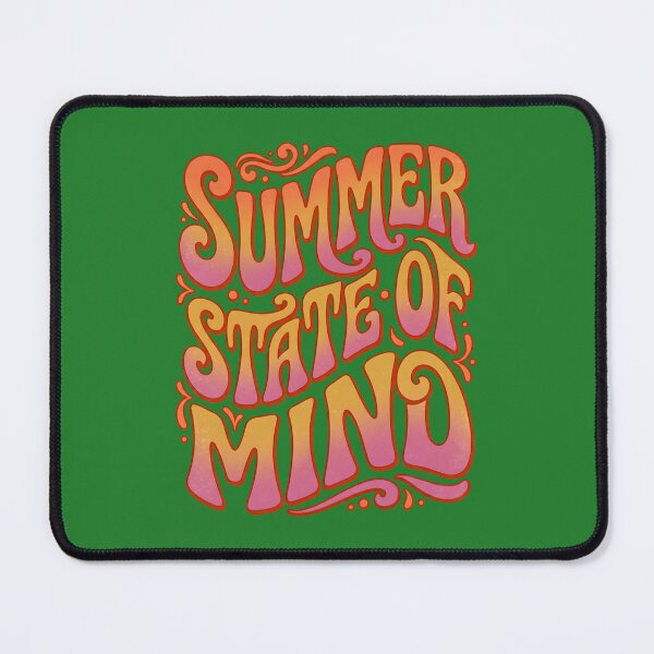 Item preview, Groovy Summer State of Mind Typography designed and sold by MyHappyArtShop.