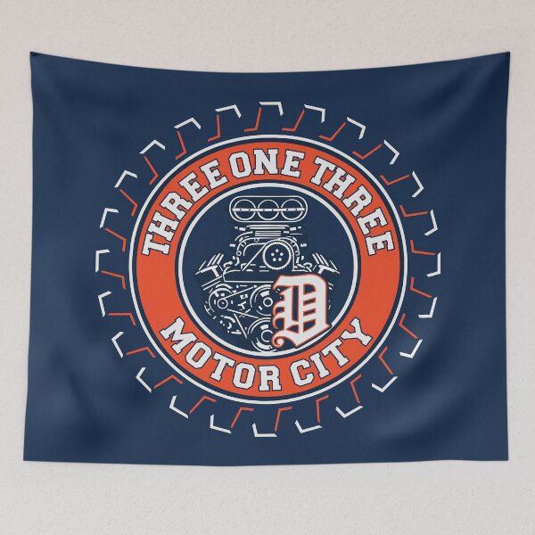 Item preview, Three One Three 313 in the Big D - Detroit - Michigan - Tigers designed and sold by krewyork.