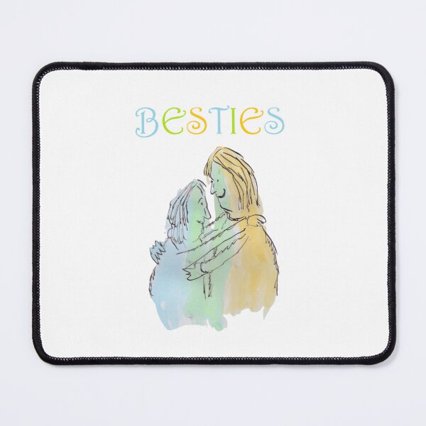 Item preview, Besties hugging designed and sold by Inky Fingers Illustrations.