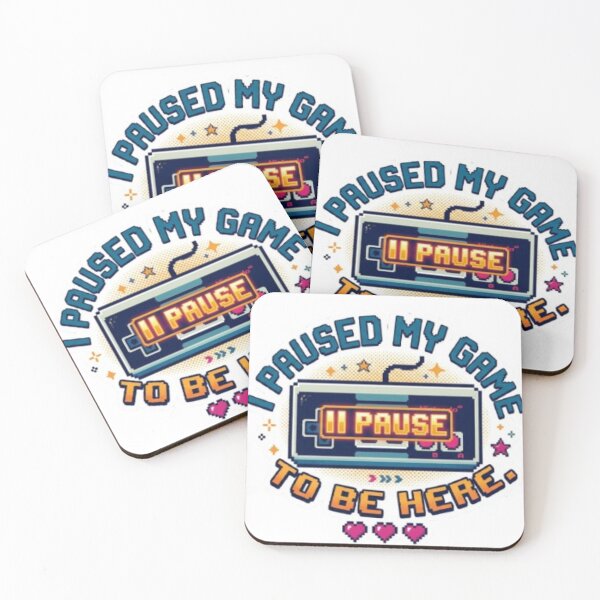 Item preview, I Paused My Game To Be Here - Funny Retro Gamer Quote designed and sold by Harrak Housni.
