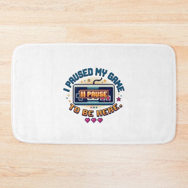 Item preview, I Paused My Game To Be Here - Funny Retro Gamer Quote designed and sold by Harrak Housni.