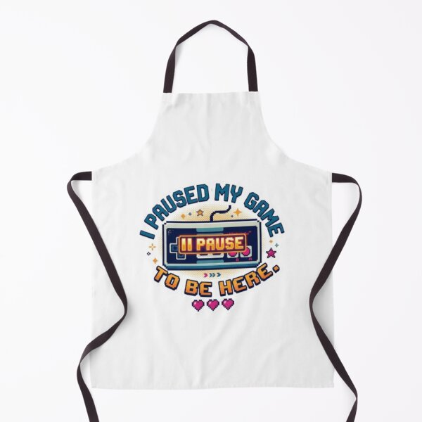 Item preview, I Paused My Game To Be Here - Funny Retro Gamer Quote designed and sold by Harrak Housni.