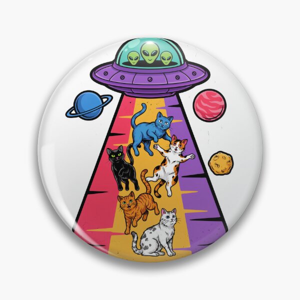 Item preview, UFO Cat Abduction — Alien Spaceship Beam Funny Space Cat T-Shirt V2 designed and sold by DarylWelsh2024.
