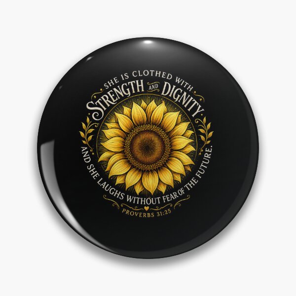 Item preview, She is Clothed with Dignity Proverbs 31:25 designed and sold by ChristianLife.