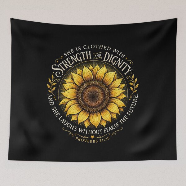 Item preview, She is Clothed with Dignity Proverbs 31:25 designed and sold by ChristianLife.
