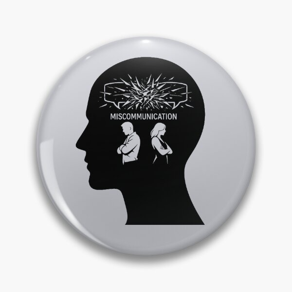 Item preview, The Miscommunication Frame: Semantic Confusion & Psychological Walls designed and sold by PERSPECTIVERED.